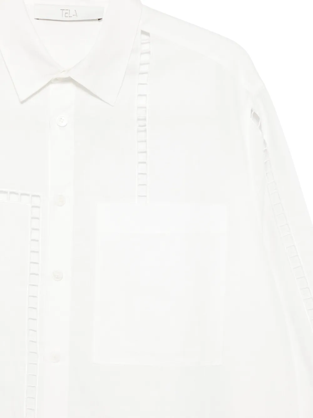  Tela Cutout Shirt - White 