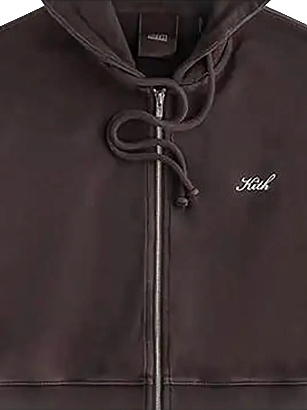  Kith Fallon Zipped Hoodie - Brown 