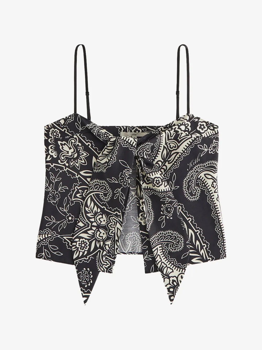 KITH tie paisley sleeveless top | Black | Image 1