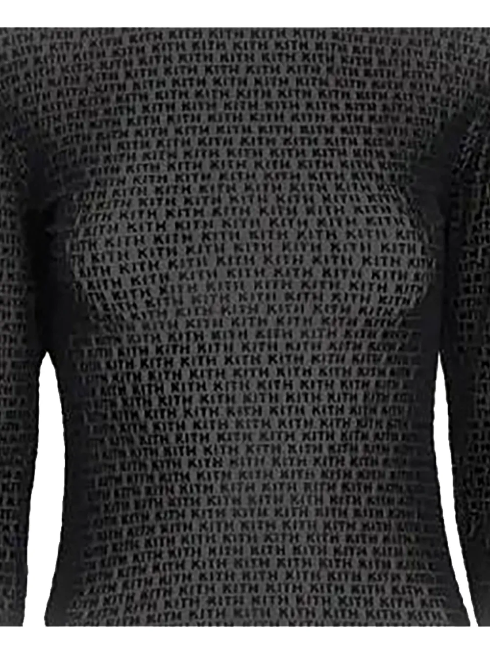 Kith Monogram-pattern Bodysuit In Black