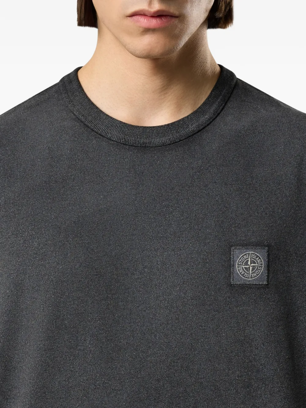Stone Island 2100013 Combed Organic Cotton Jersey Reflective