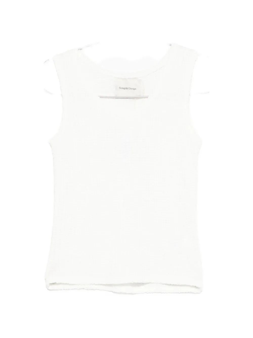 Gongdid Design textured sleeveless top - Bianco