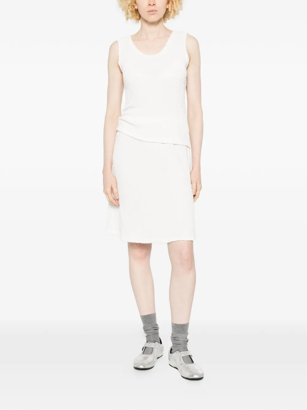 Textured Sleeveless Top
