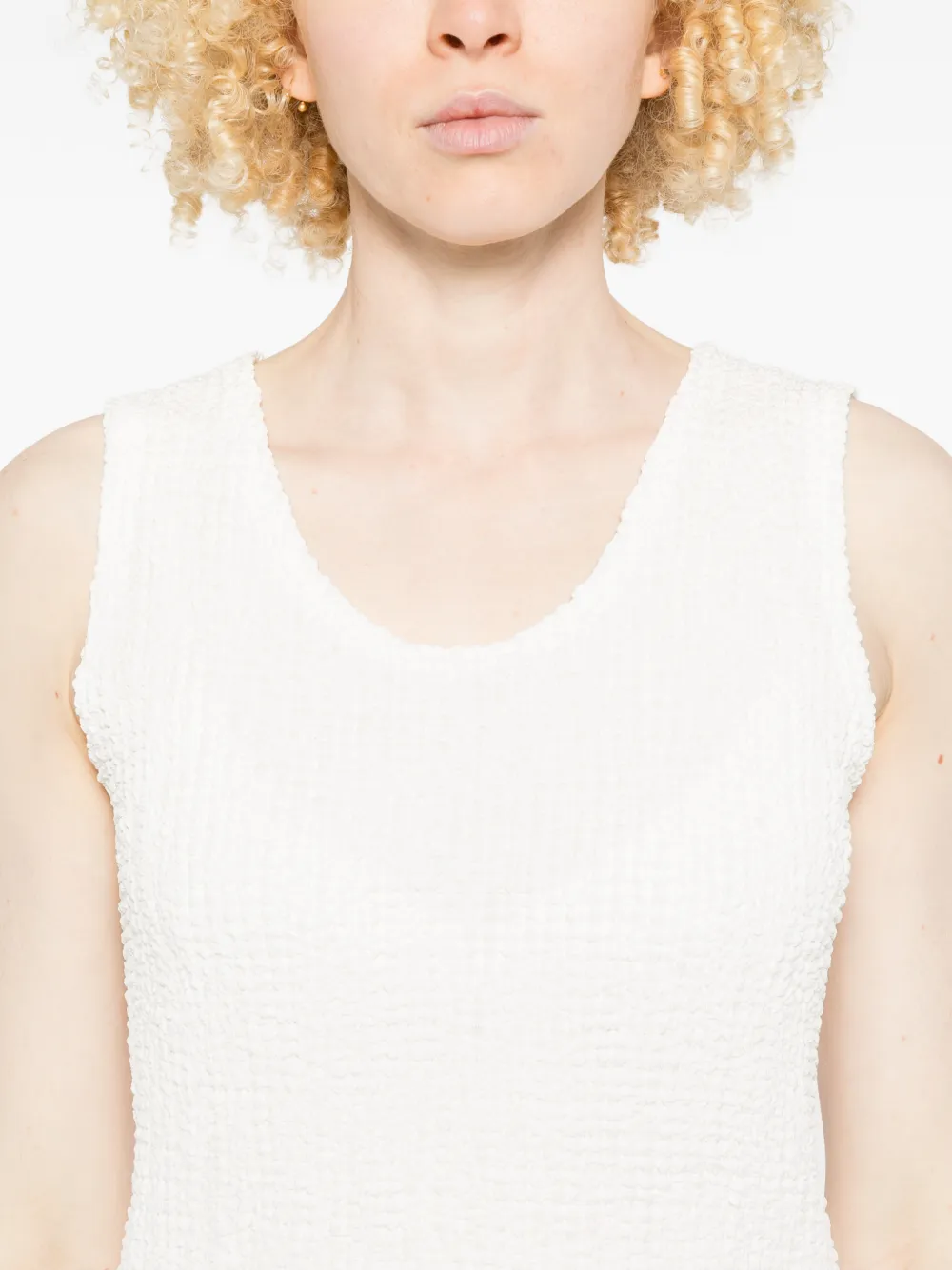 Textured Sleeveless Top