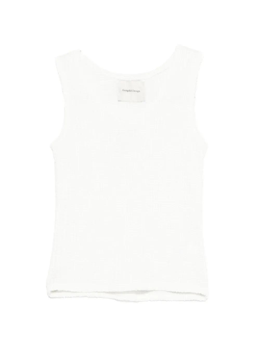 Gongdid Design textured sleeveless top - Bianco