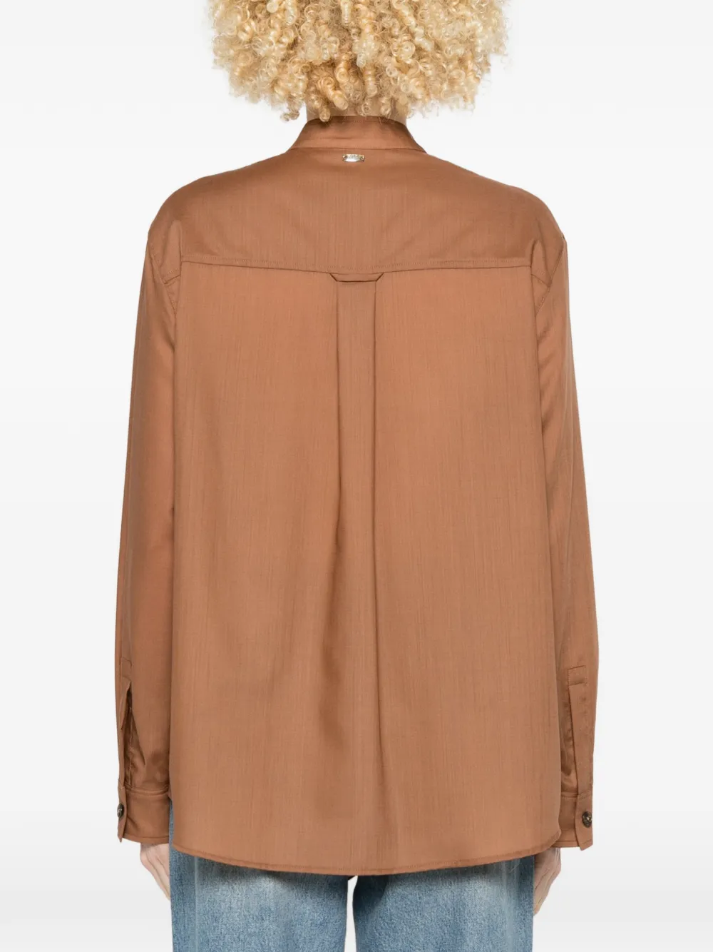 Chest-Pockets Buttoned Shirt