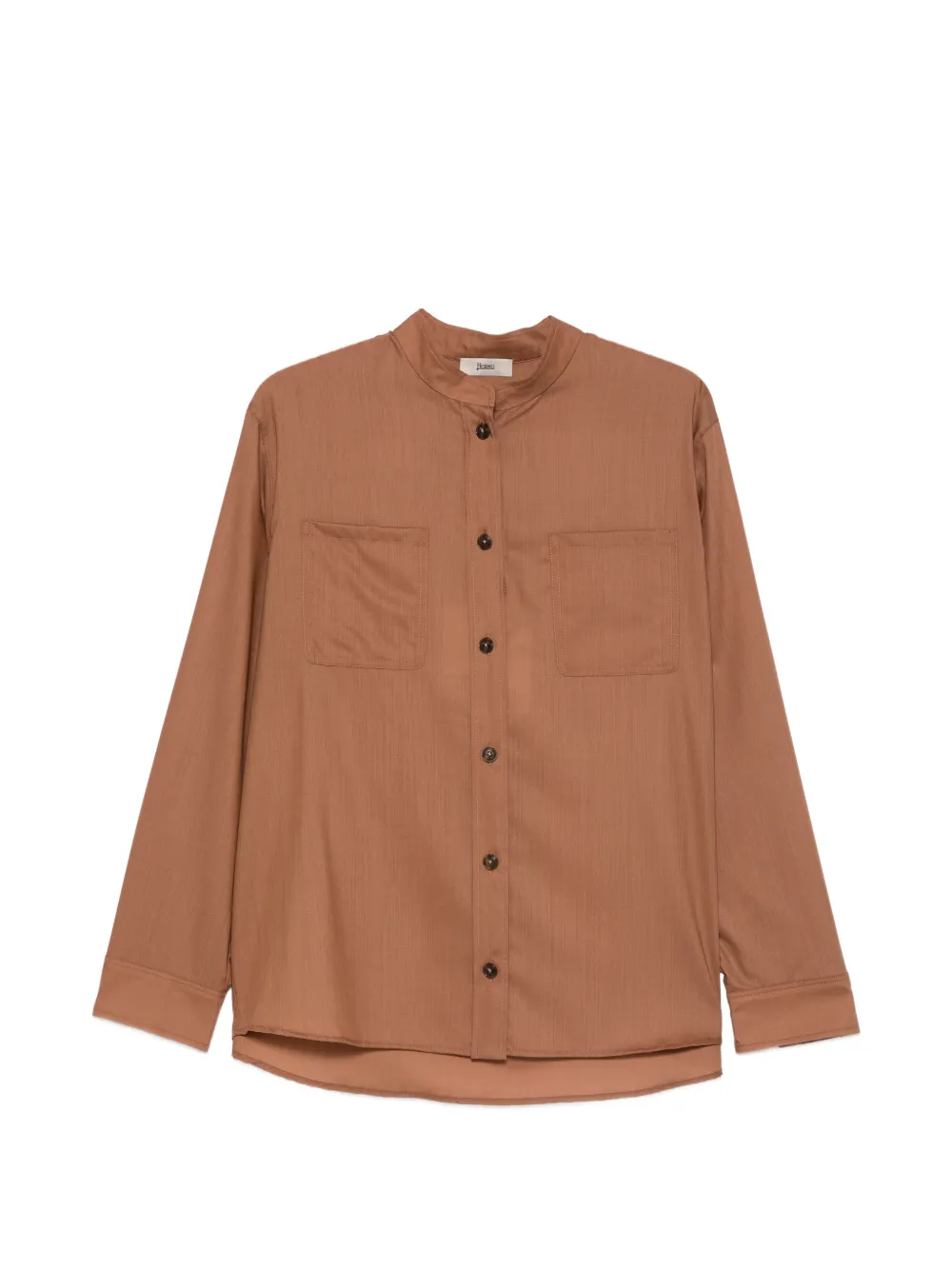Herno chest-pockets buttoned shirt - Marrone