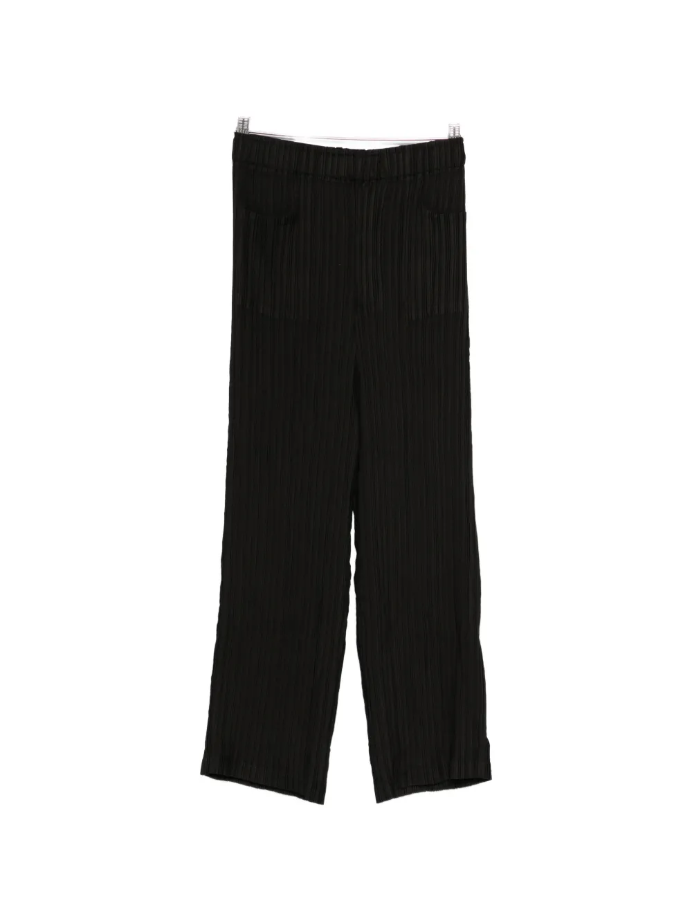 Gongdid Design plissé cropped trousers - Nero