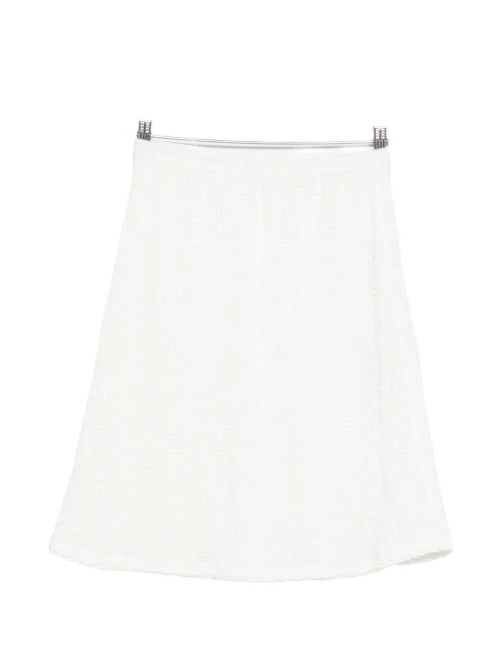 Gongdid Design textured mini skirt - Bianco
