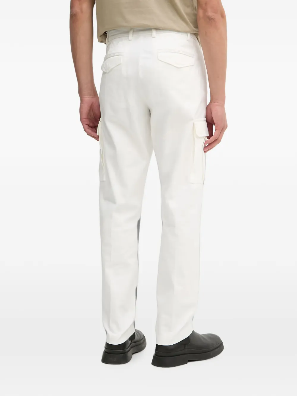 Aeronautica Militare Straight plooibroek Wit