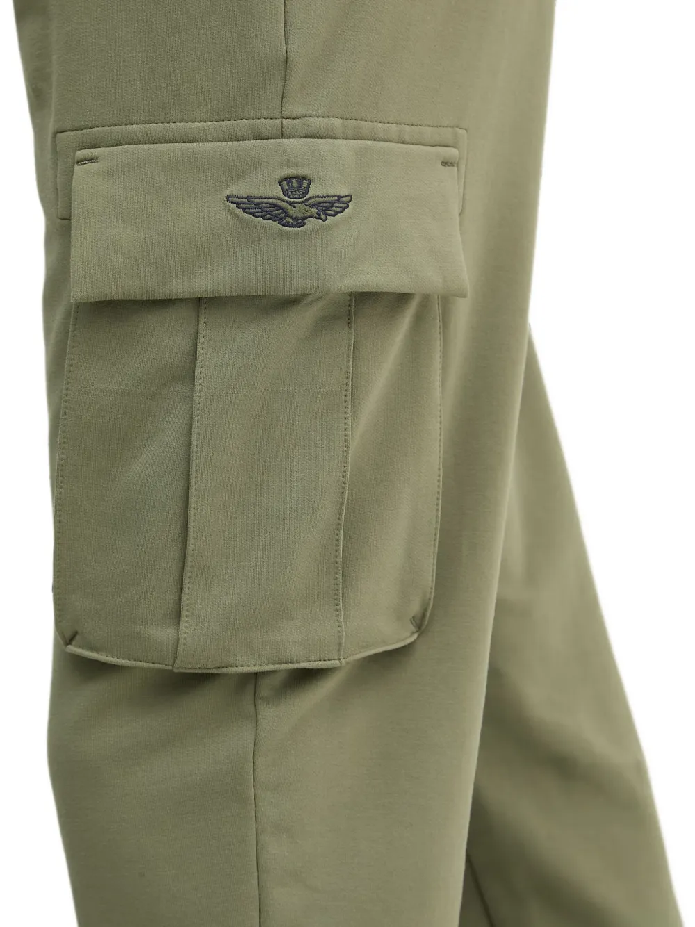 Aeronautica Militare Trainingsbroek met trekkoordtaille Groen