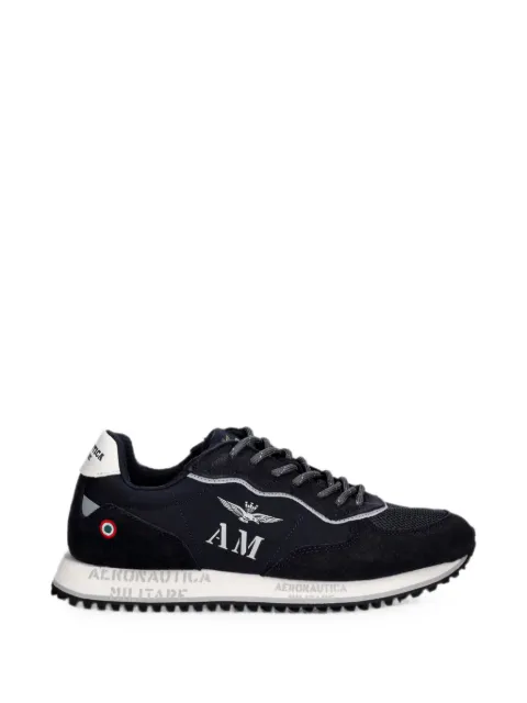 Aeronautica Militare baskets à logo imprimé