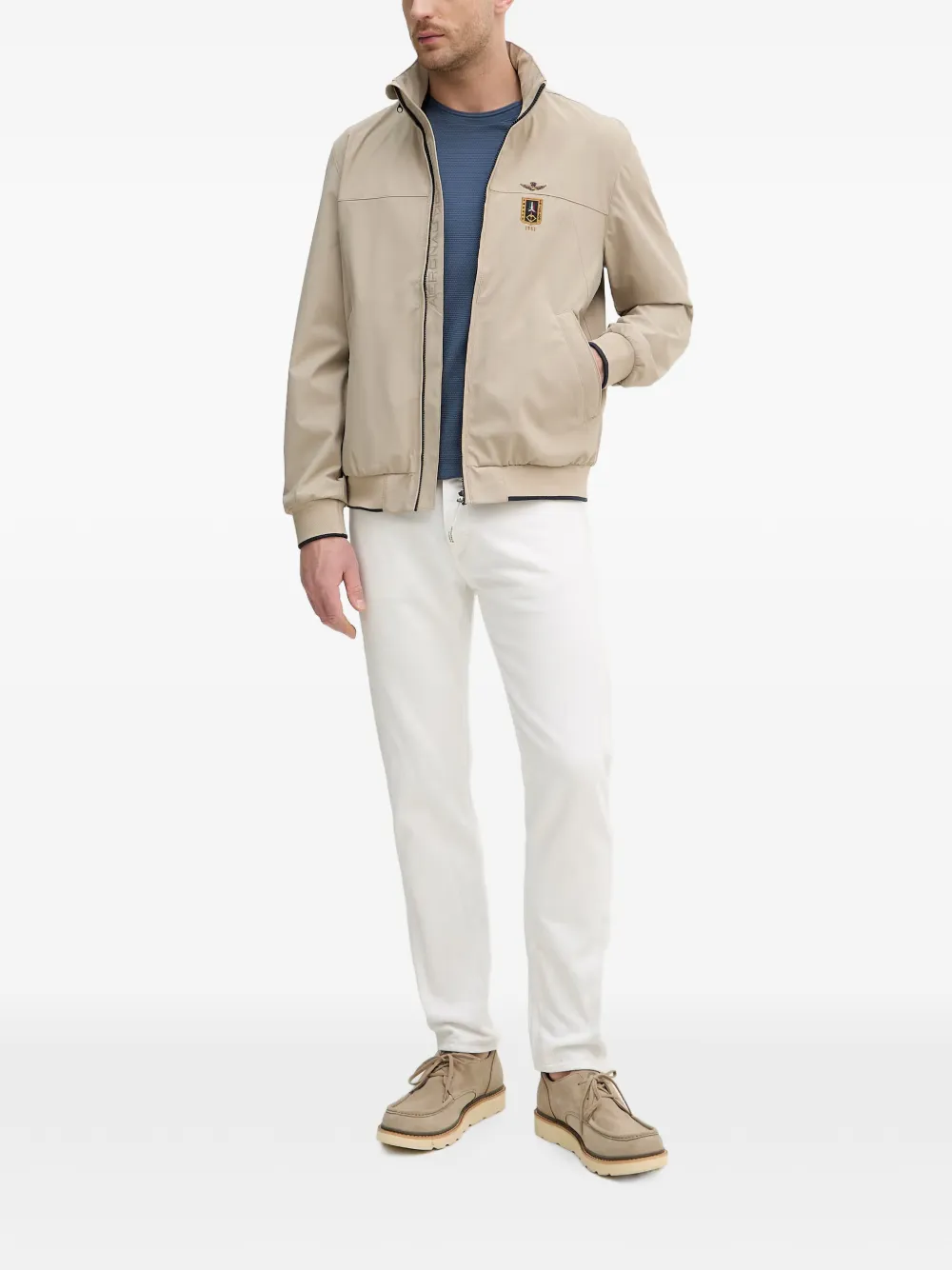 Aeronautica Militare zip-up jacket - Nude