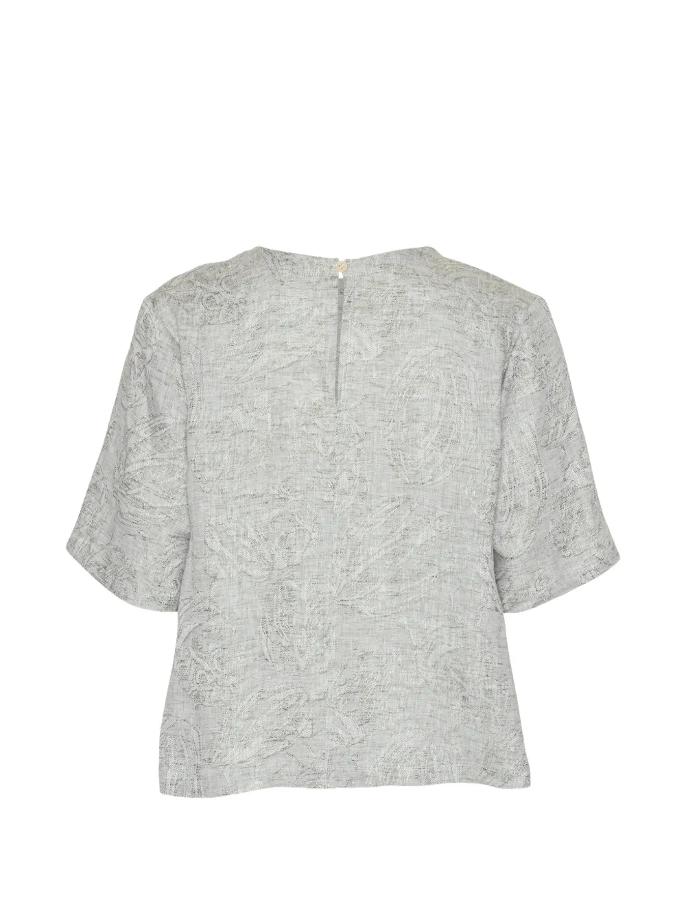 Henrik Vibskov Helmet pattern-jacquard blouse - Grigio
