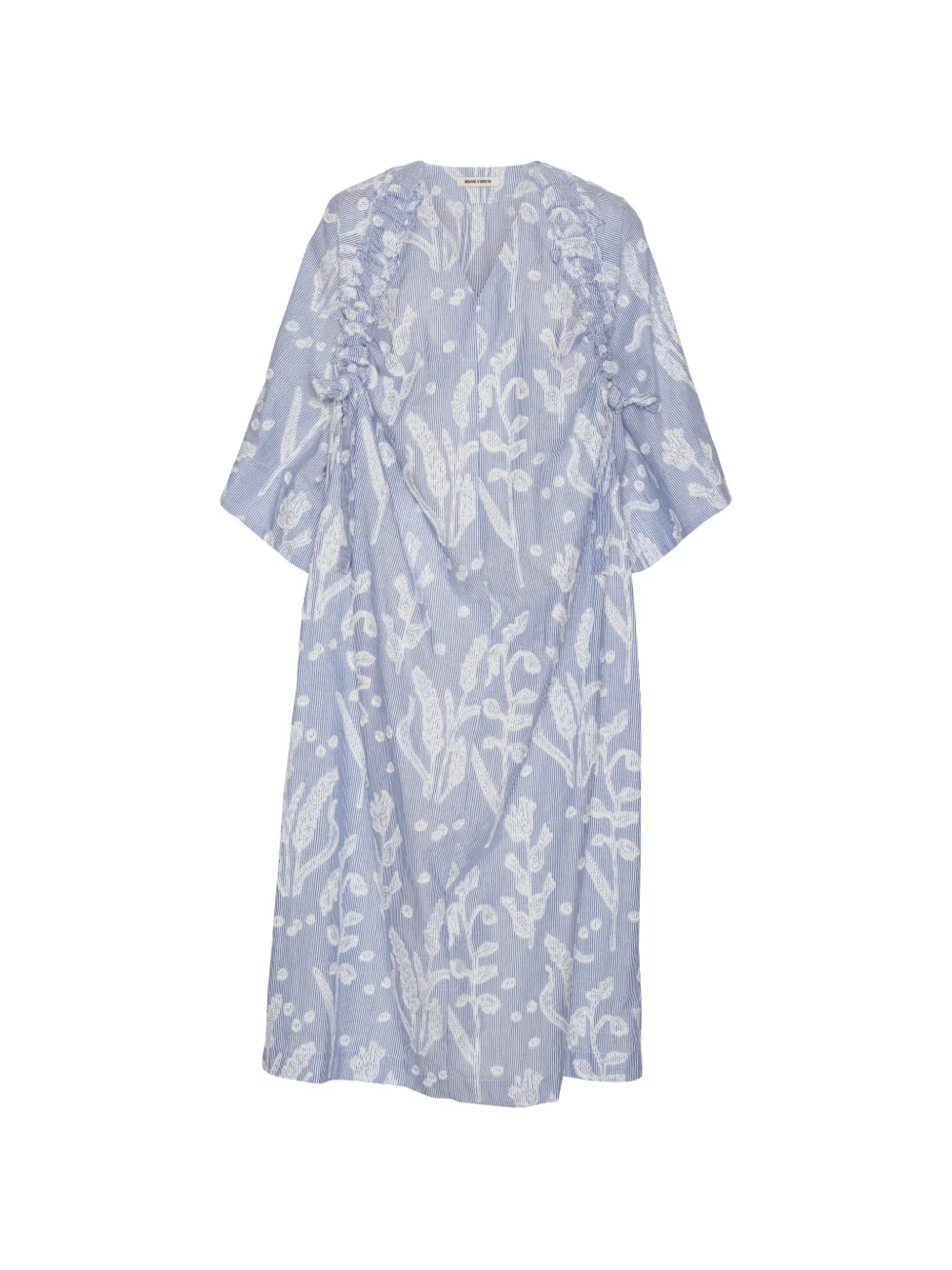 Henrik Vibskov Insurance floral-fil-coupé dress - Blue