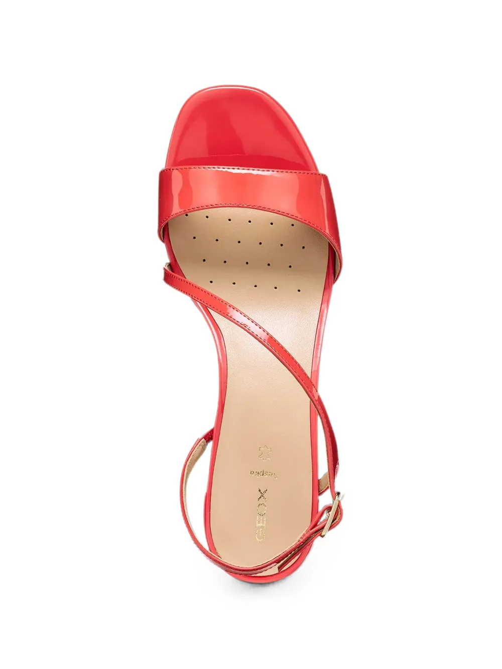 Geox New Eraklia 50 T01 block-heel sandals Rood