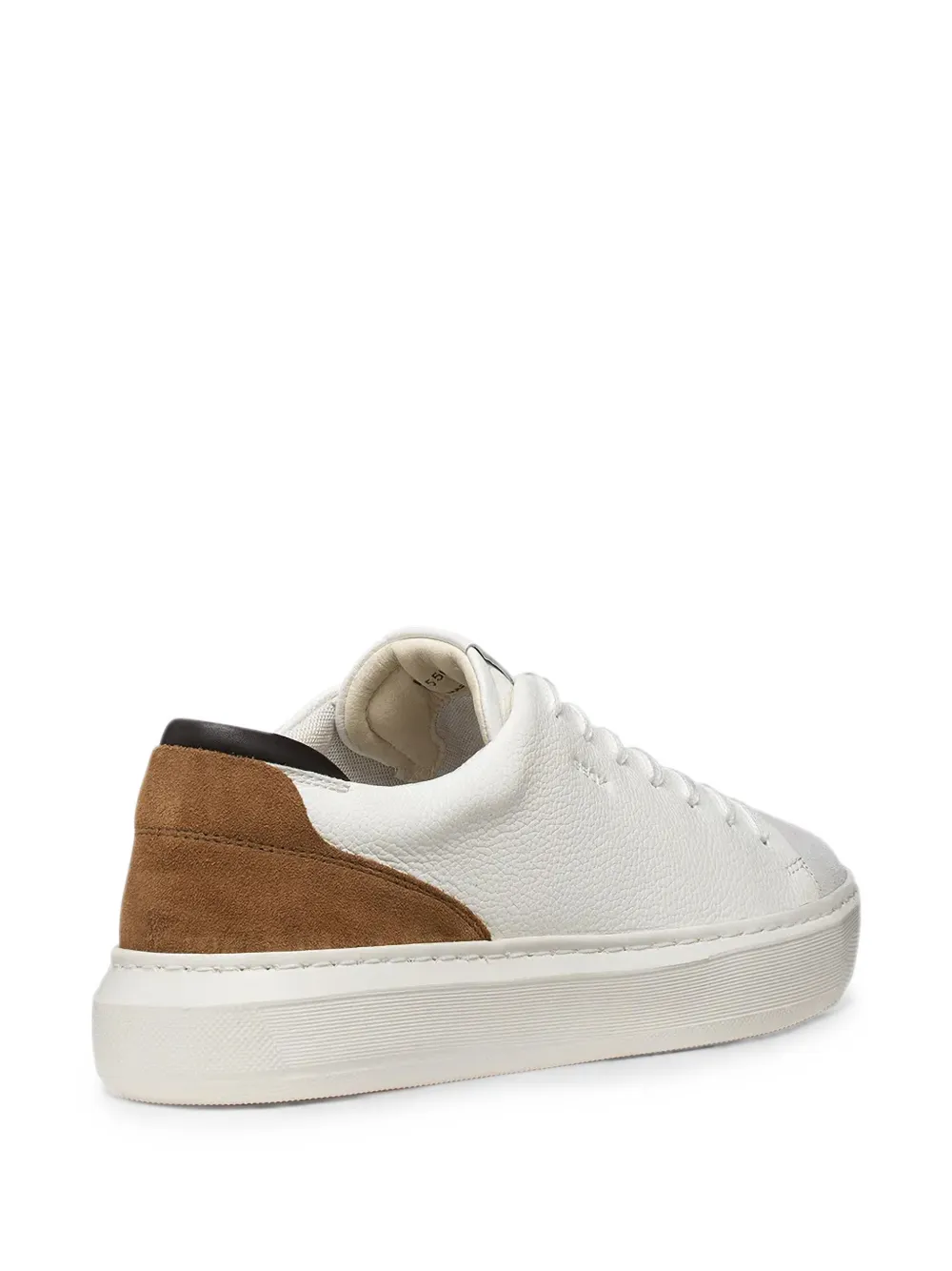 Geox U Deiven leather sneakers Wit