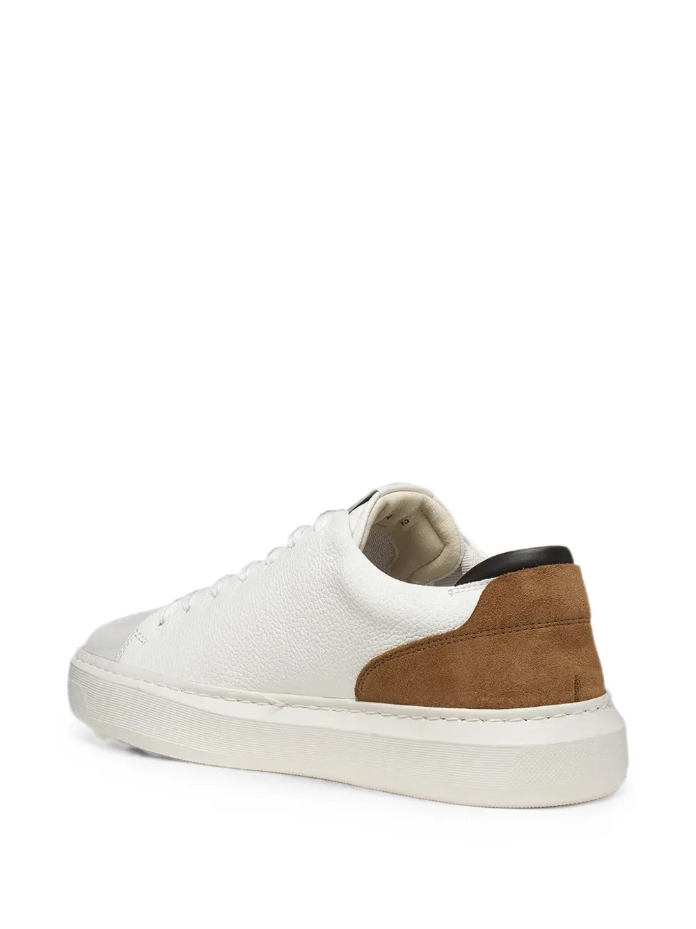 Geox U Deiven leather sneakers Wit