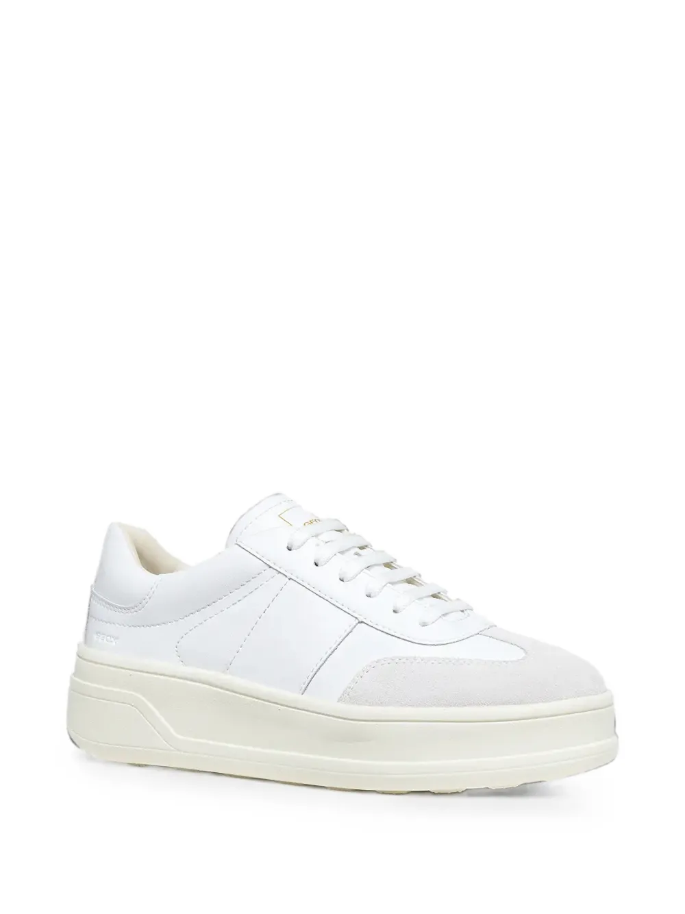 Geox Spherica Ecub-2 platform sneakers Wit
