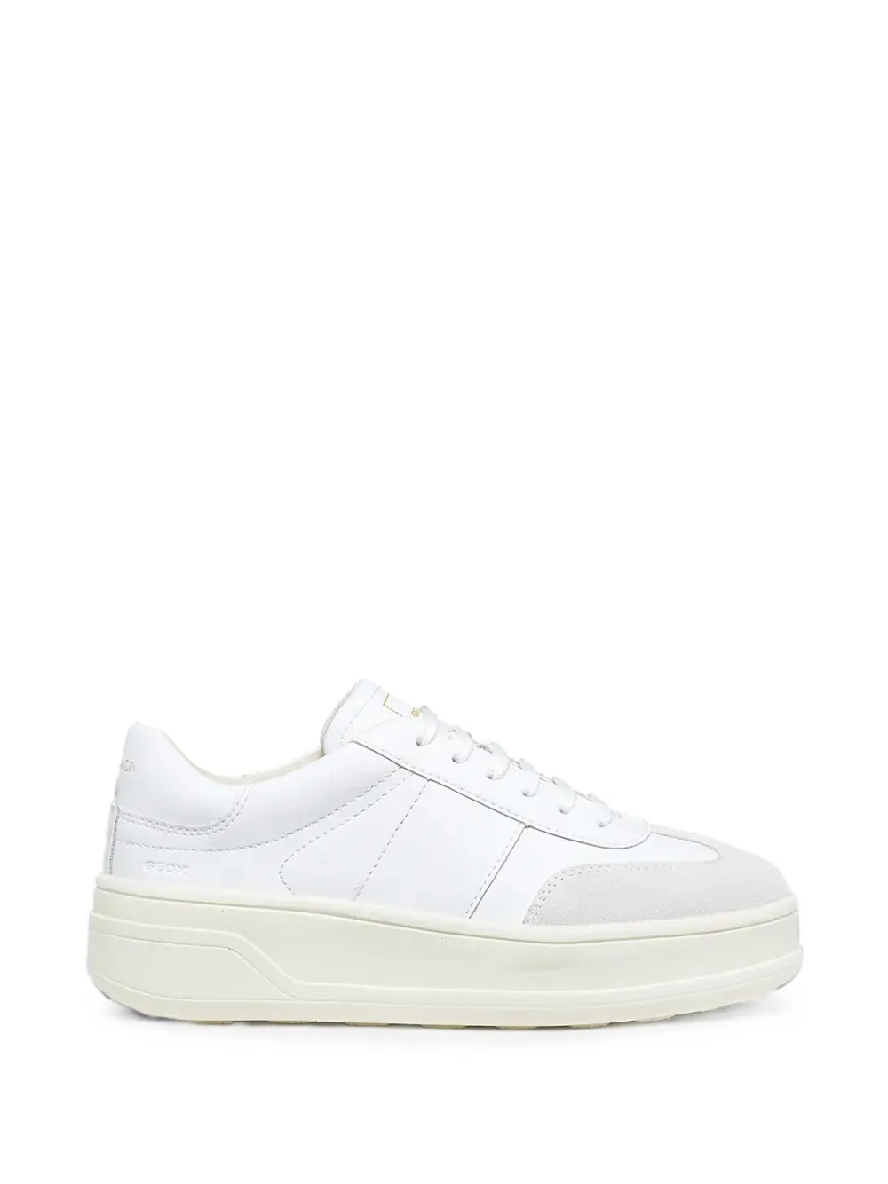 Geox Spherica Ecub-2 platform sneakers Wit