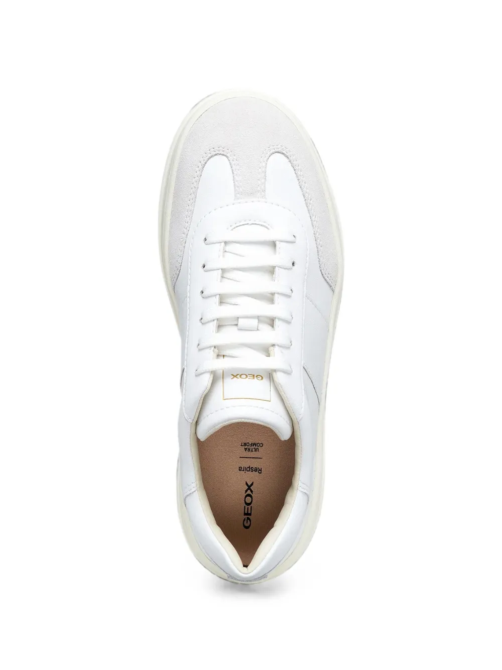 Geox Spherica Ecub-2 platform sneakers Wit