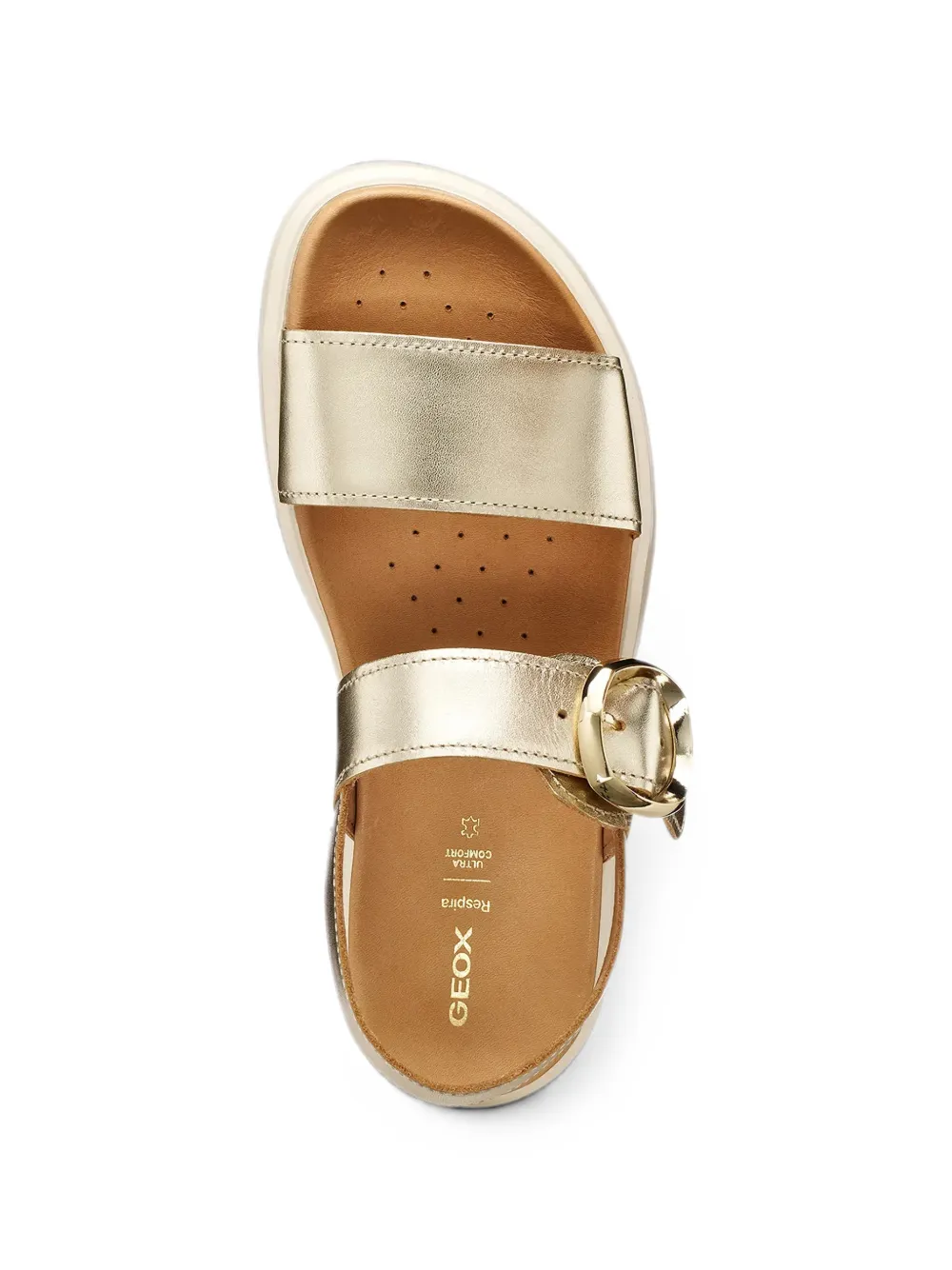 Geox Xand 2S buckle-fastening sandals Goud
