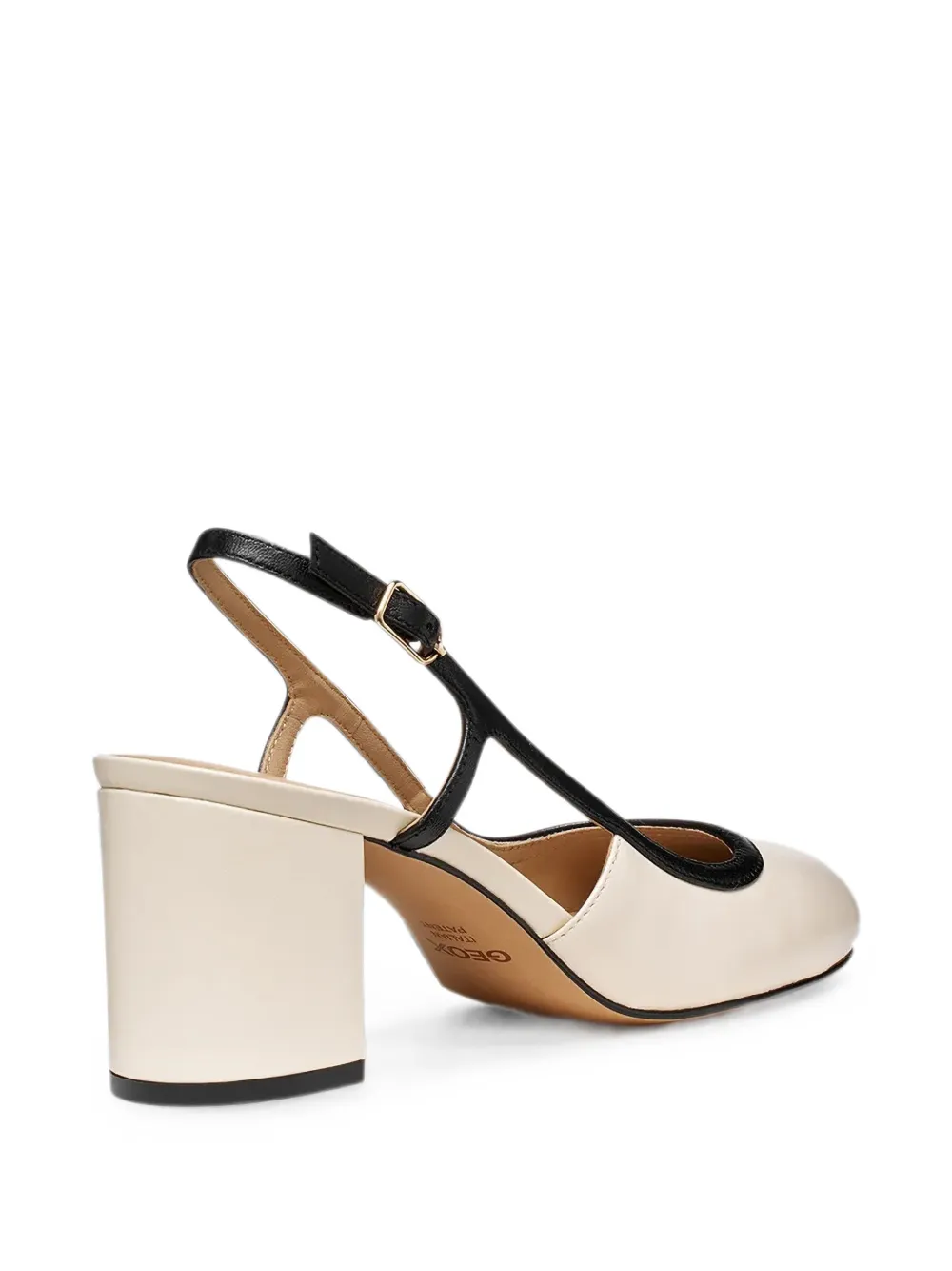 Geox Virnilisa slingback pumps met hak Beige