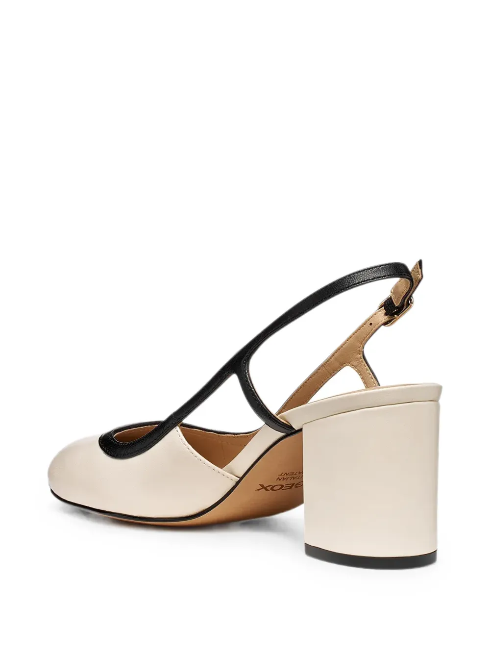 Geox Virnilisa slingback pumps met hak Beige