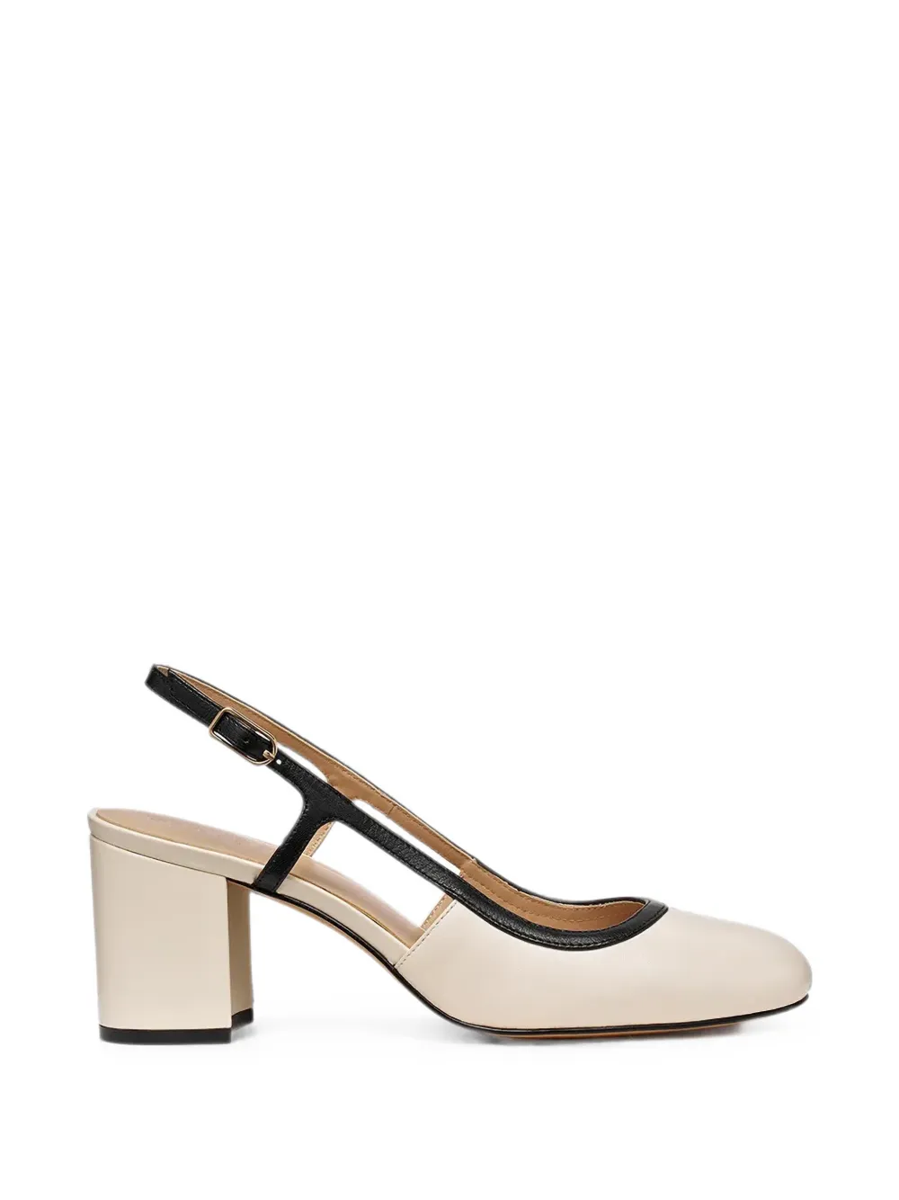 Geox Virnilisa slingback pumps met hak Beige