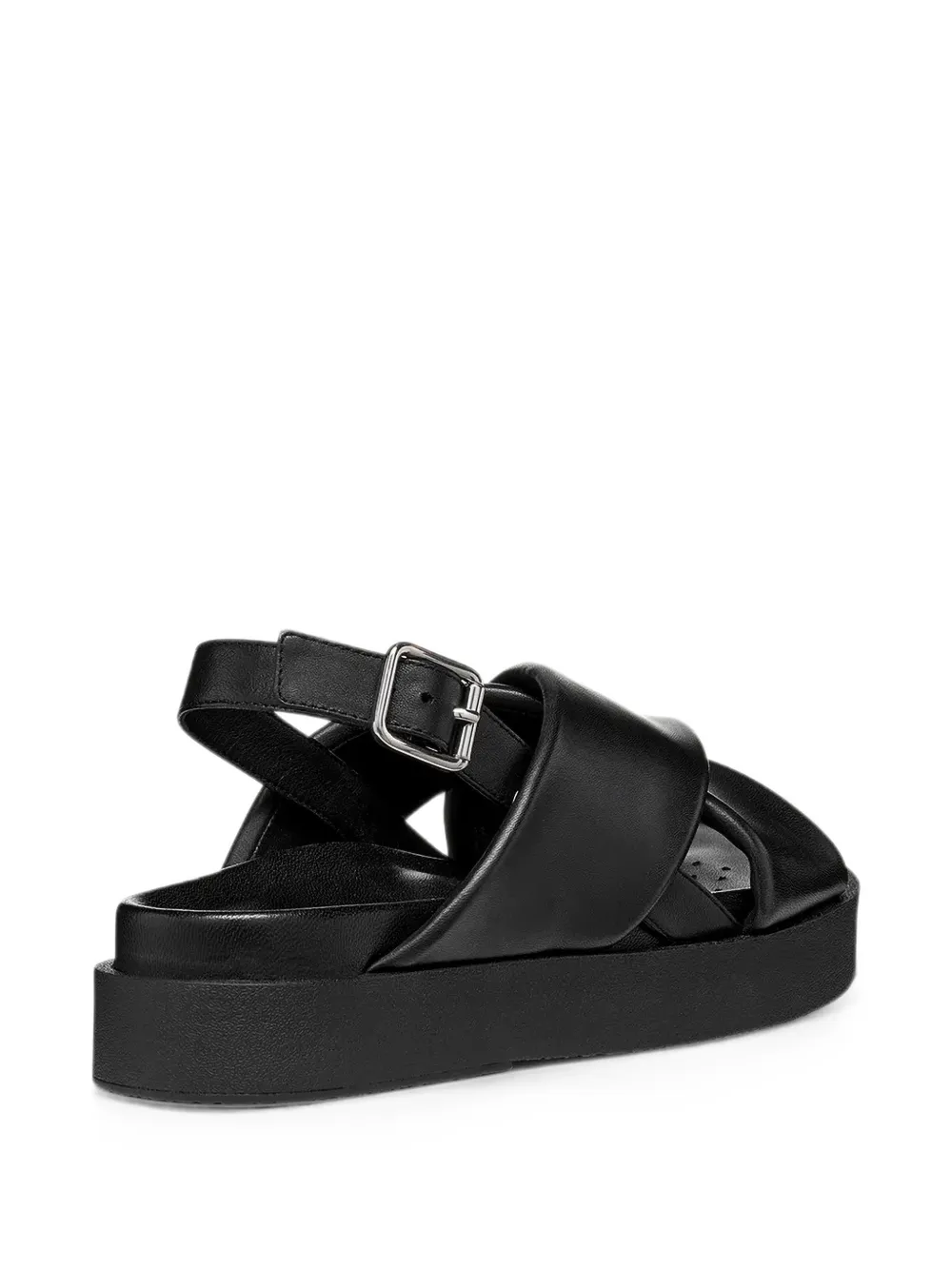 Geox Adelash H crossover slingback sandalen Zwart