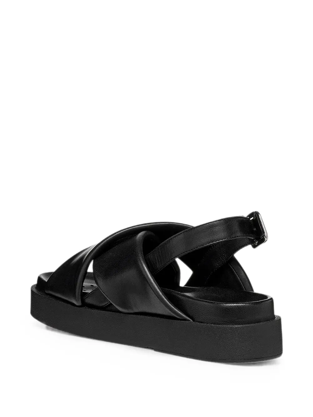 Geox Adelash H crossover slingback sandalen Zwart