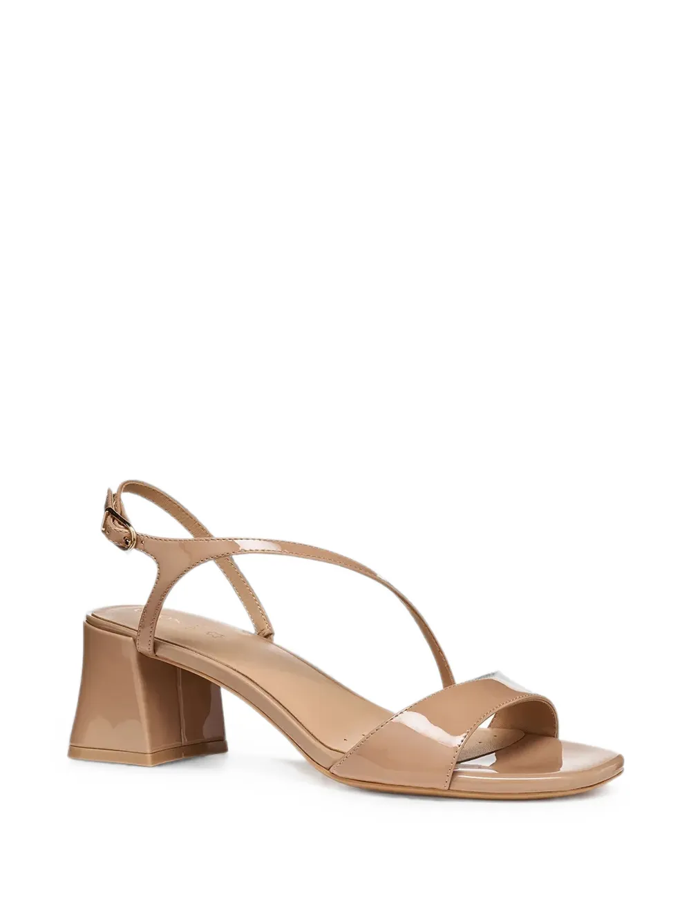 Geox New Eraklia sandalen met slingback bandje en hak Beige