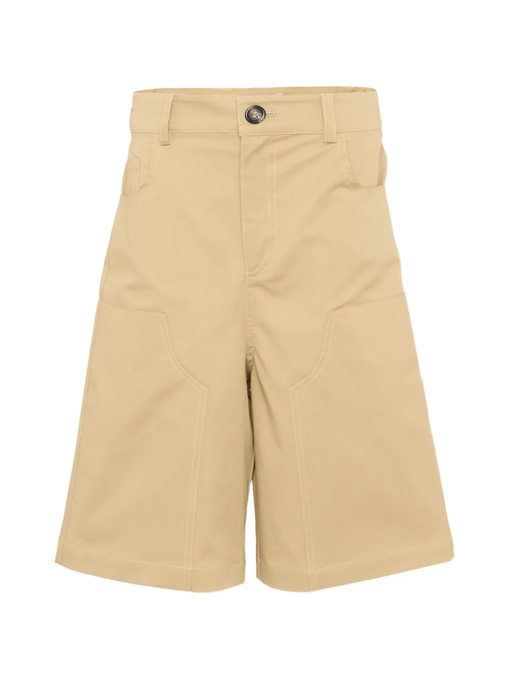 MSGM Kids pocket shorts - Toni neutri