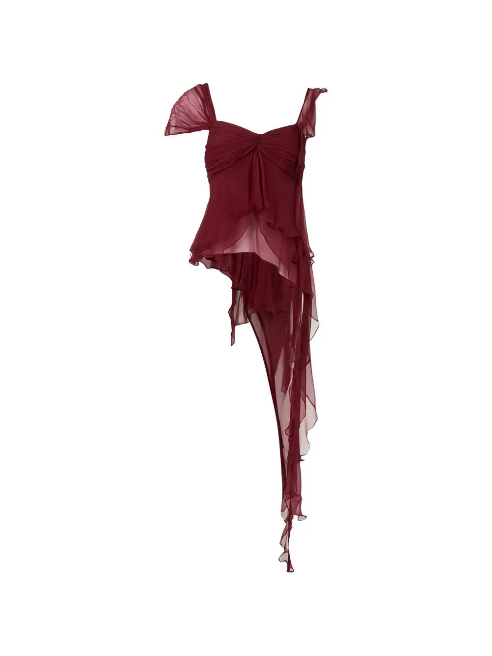 Stolen Stores Fairy ruffled blouse - Rosso