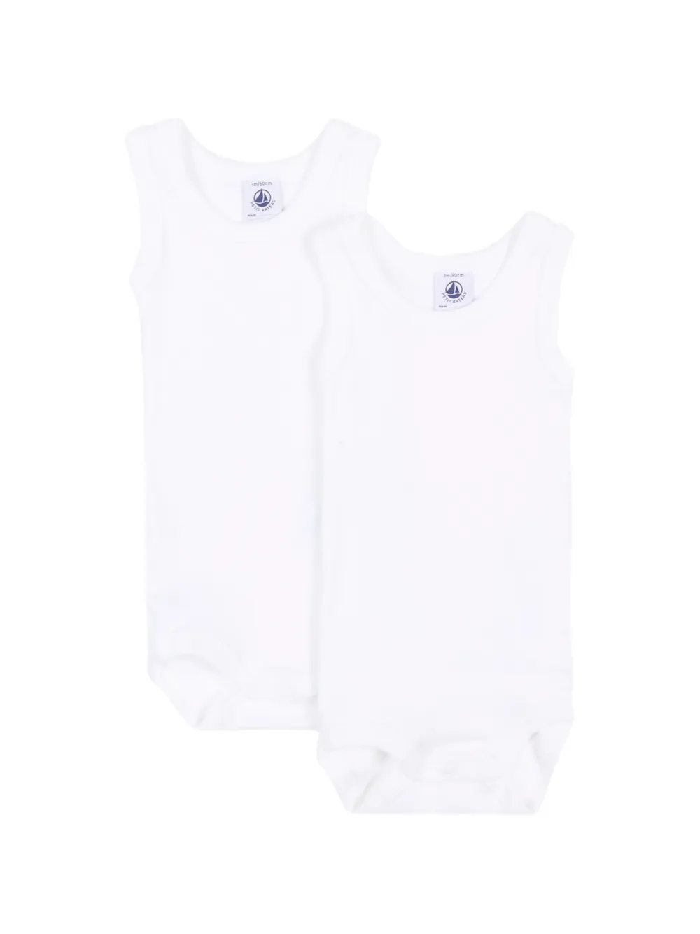 Petit Bateau baby body - Bianco