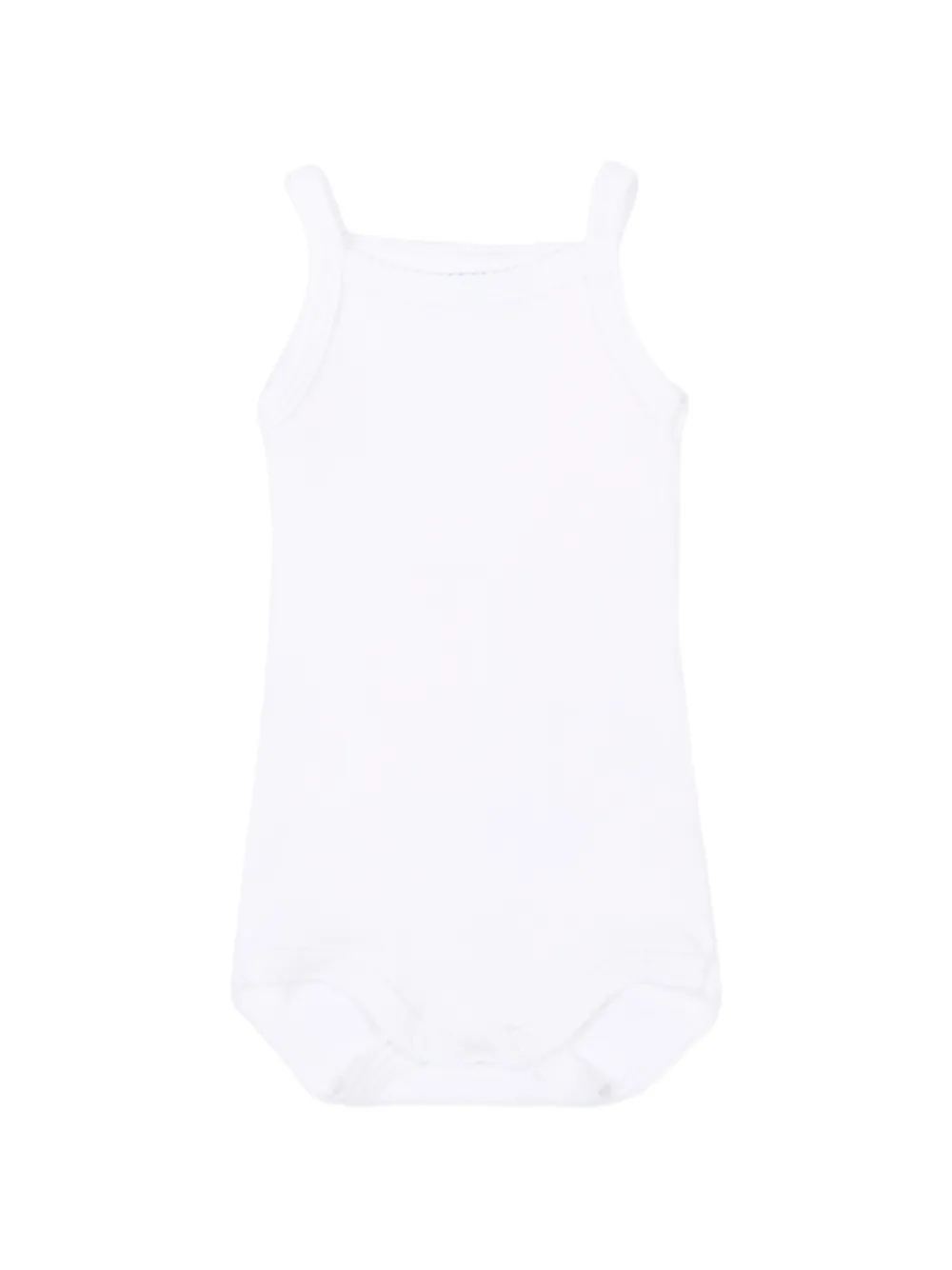 Petit Bateau Romper met bandjes Wit