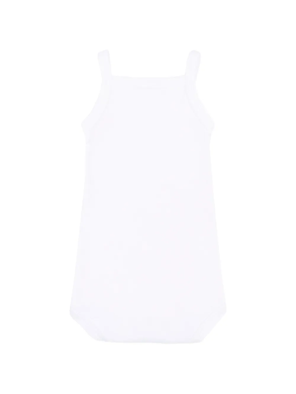 Petit Bateau Romper met bandjes Wit