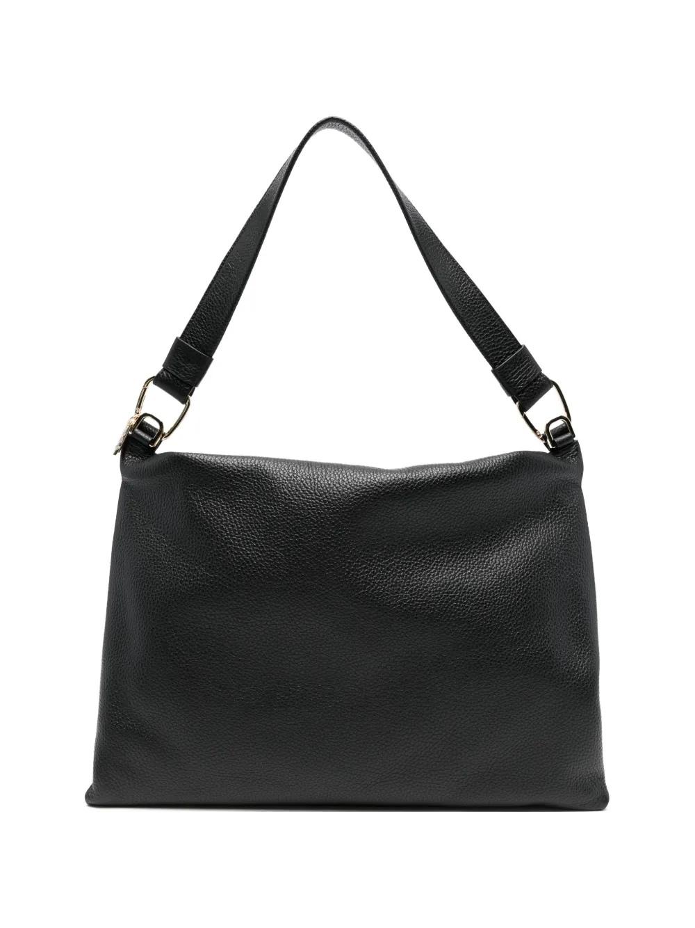 cromia leather chain tote bag - Nero