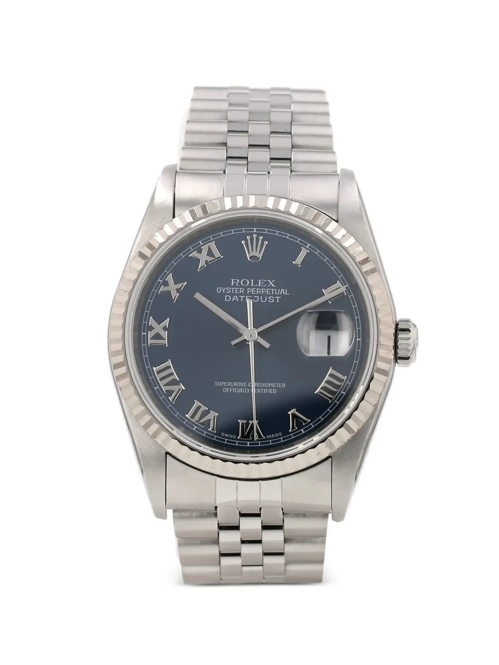Rolex 2003 Datejust 36mm watch - Blu