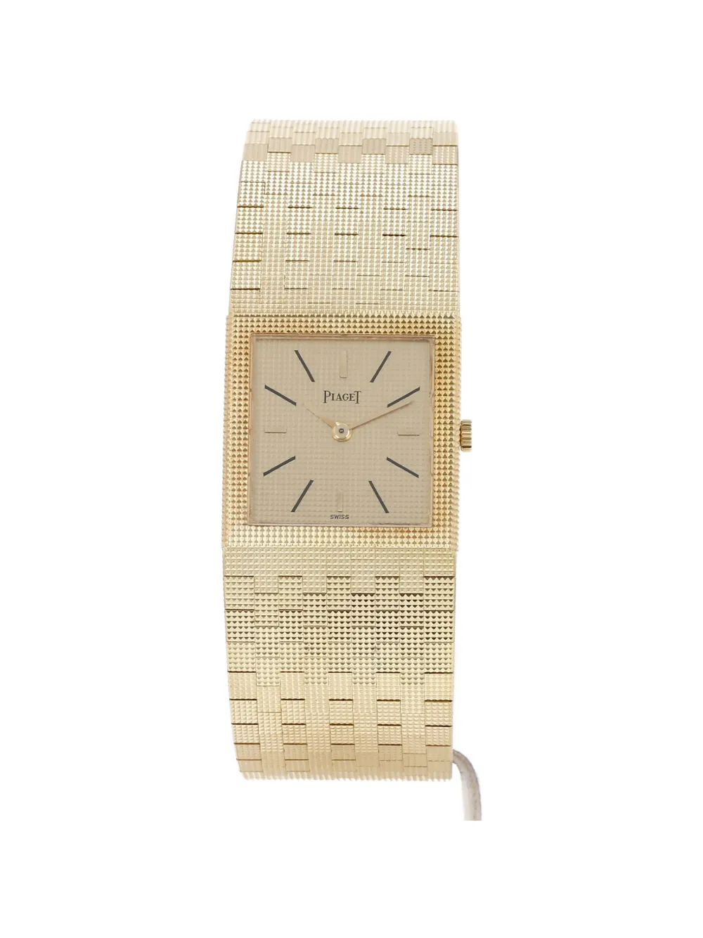 Pre-owned Piaget 1980 Vintage 18mm Watch In Gold