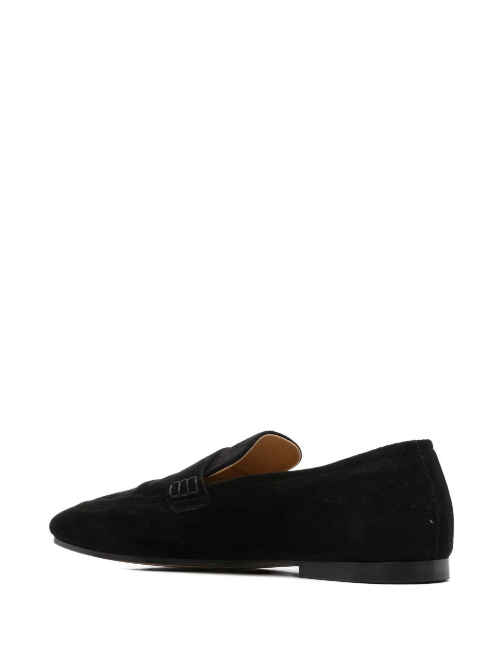 Henderson Baracco Suède loafers Zwart
