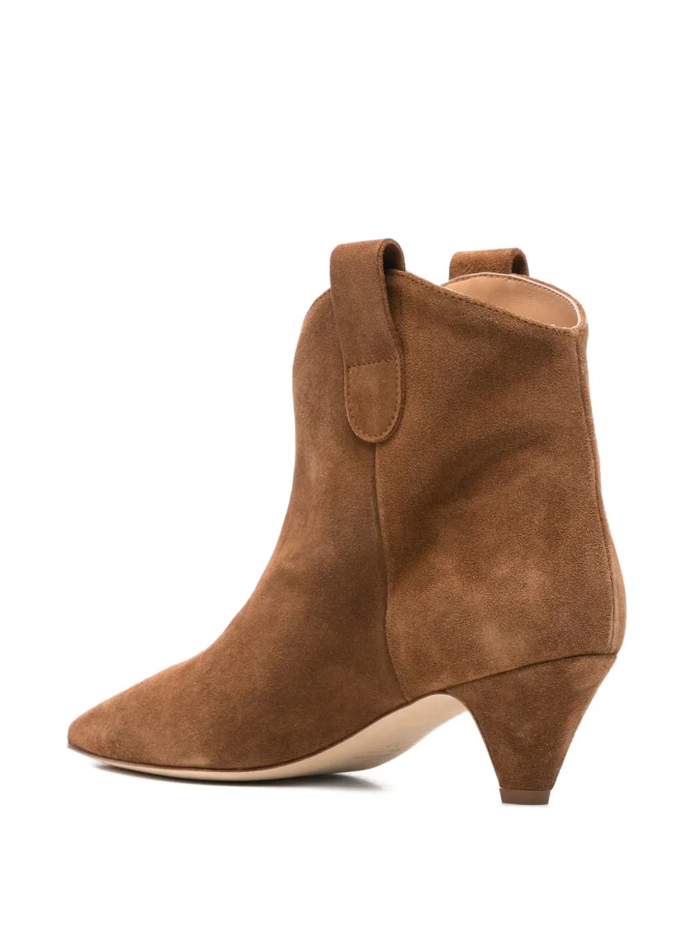 Anna F. Enkellaarzen met puntige neus Bruin