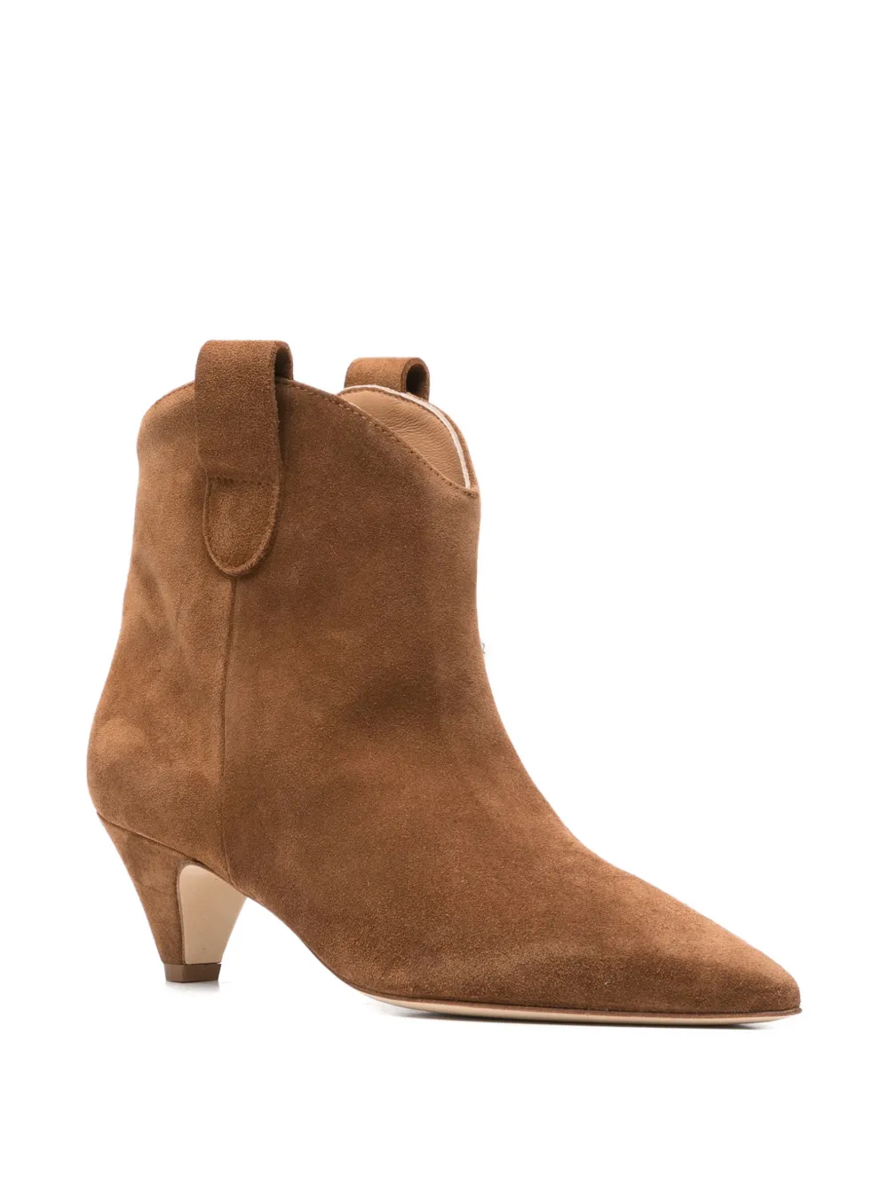 Anna F. Enkellaarzen met puntige neus Bruin