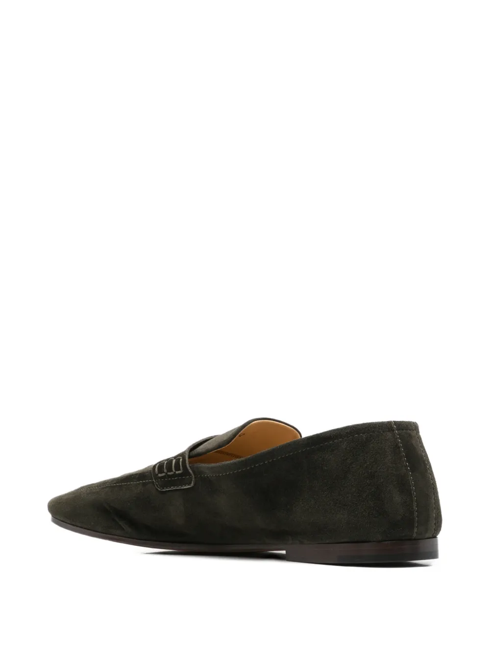 Henderson Baracco Suède loafers Groen
