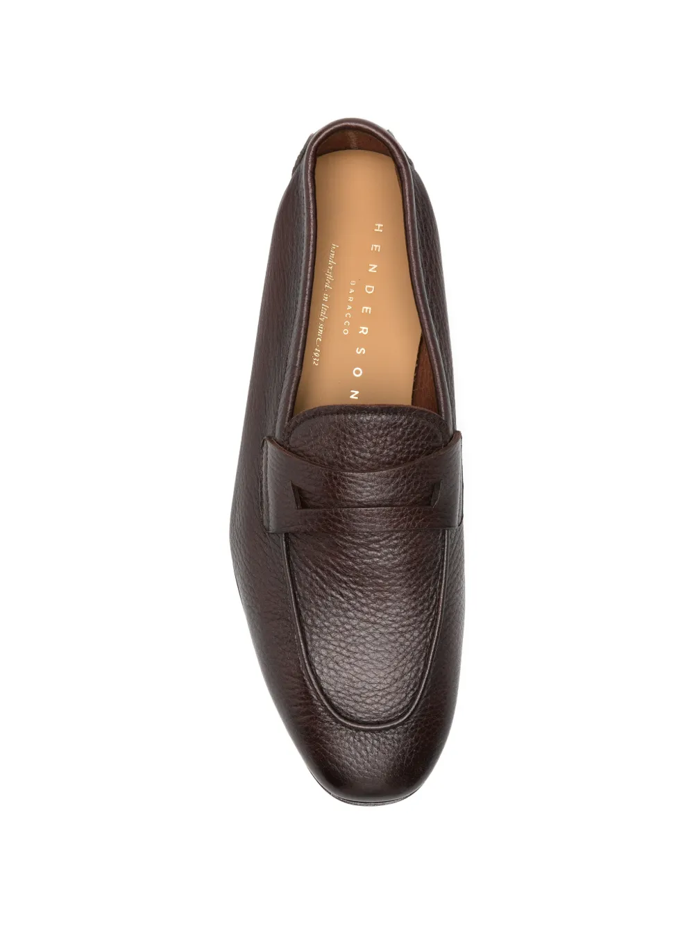 Henderson Baracco Leren loafers Bruin