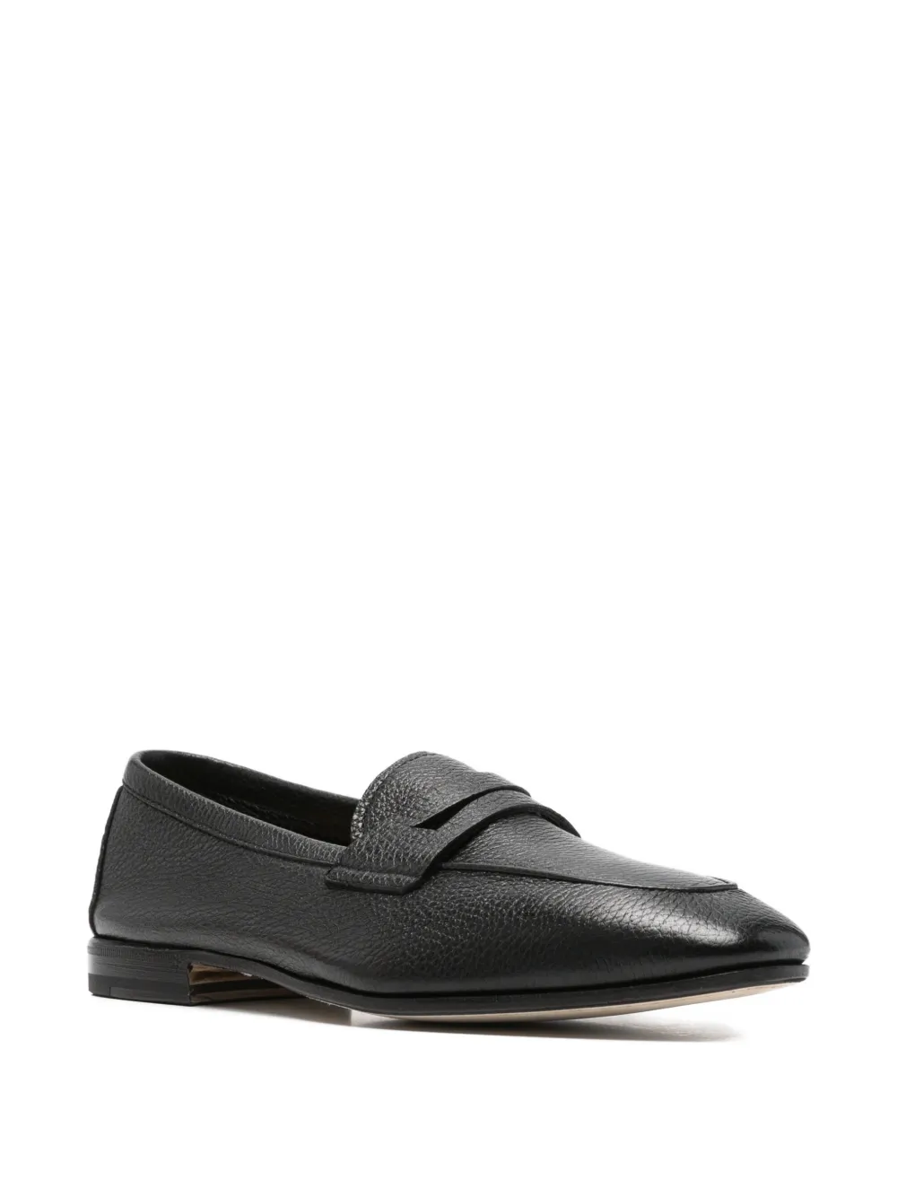 Henderson Baracco Leren loafers Zwart