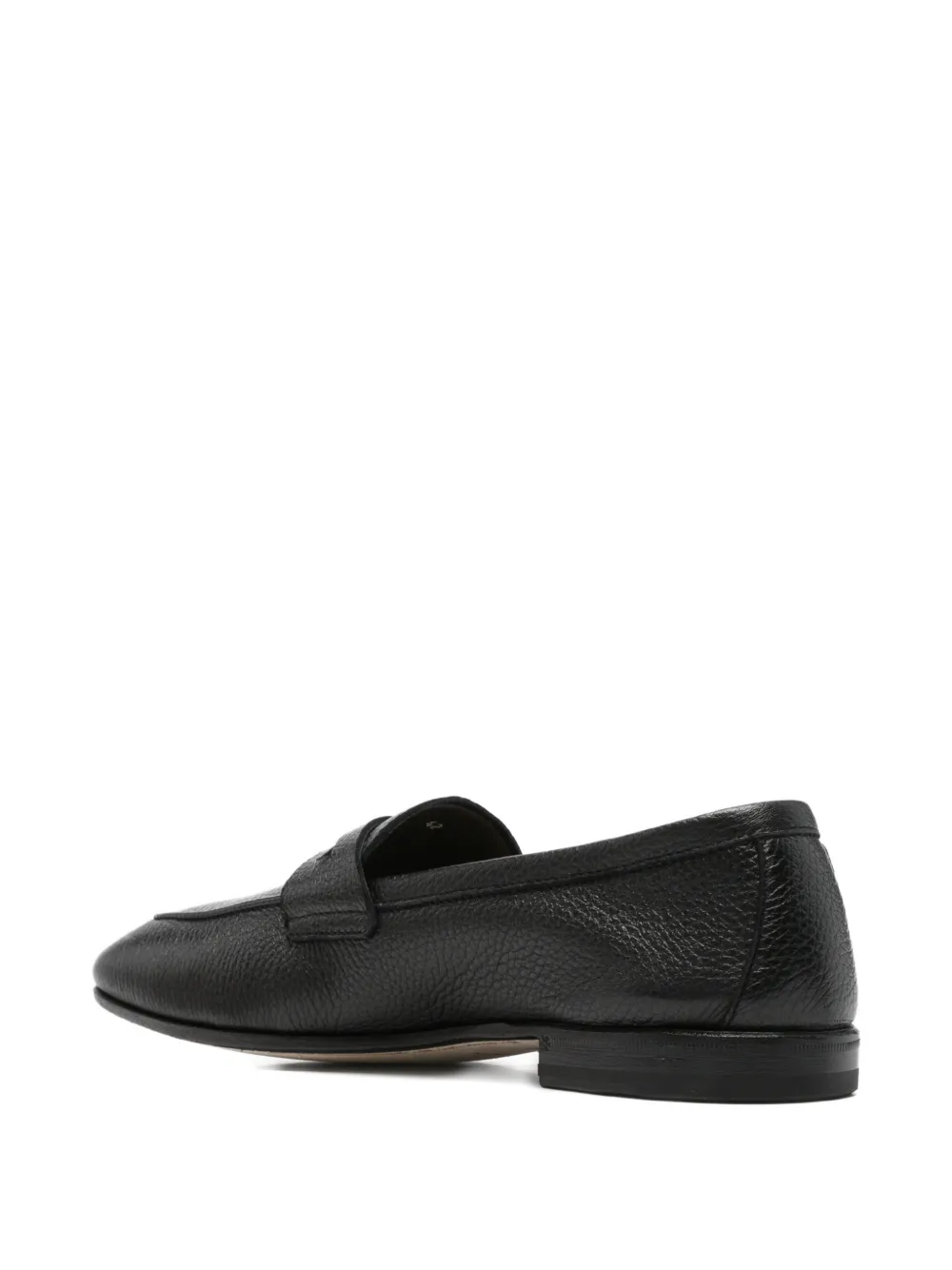 Henderson Baracco Leren loafers Zwart