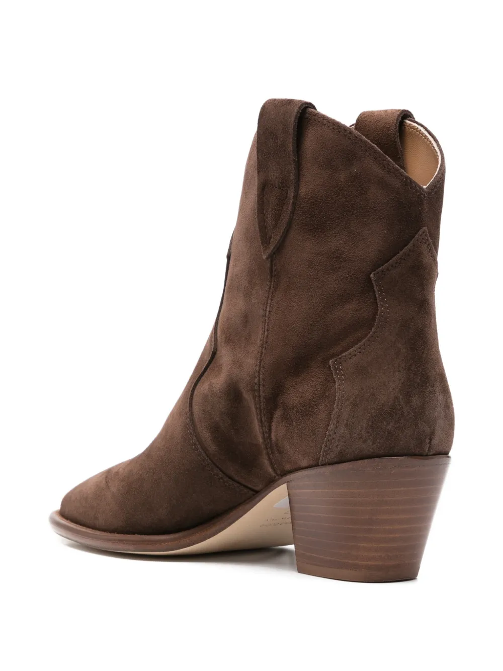 Anna F. Enkellaarzen met puntige neus Bruin