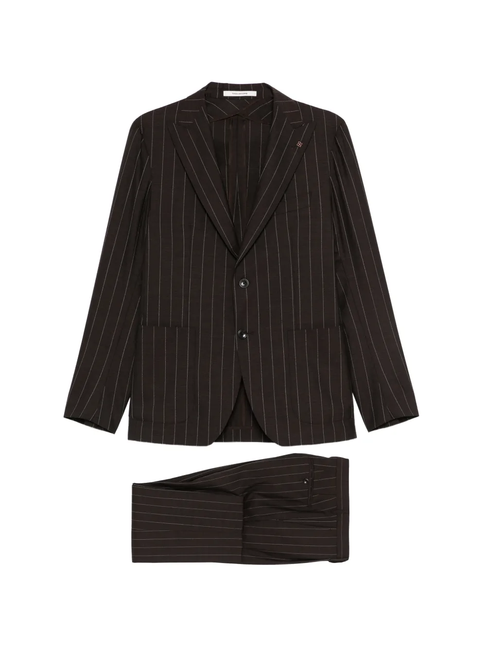 Tagliatore striped suit - Marrone