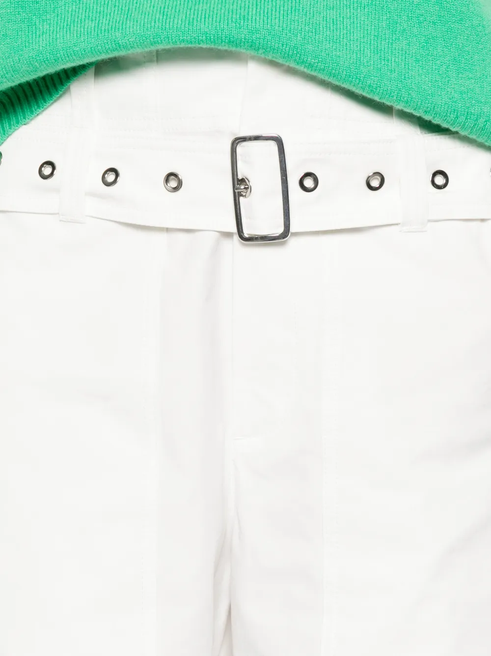 Seafarer Melie broek met ceintuur Wit